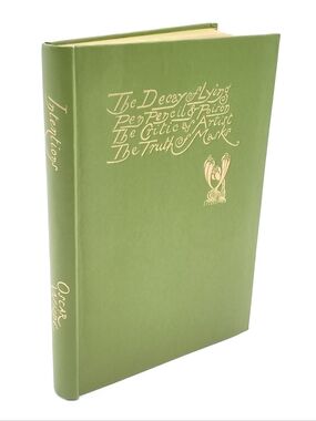RARE Vintage 1948 Oscar Wilde "Intentions" Hardcover - Unopened Pages